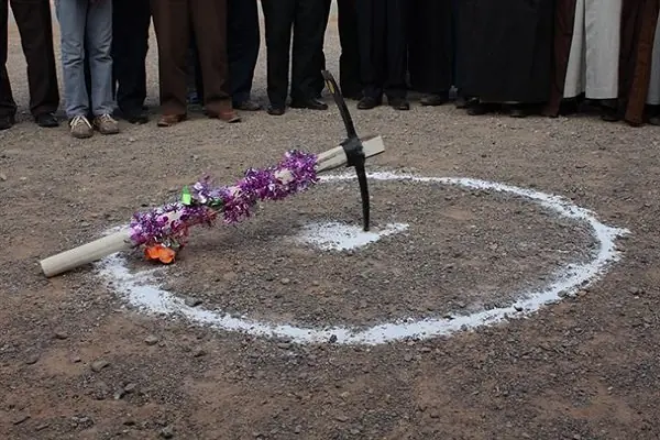 عملیات اجرایی احداث کانال فاریاب جنوبی شهر شنبه آغاز شد