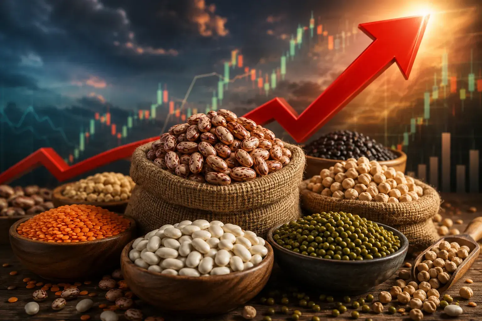 قیمت حبوبات امروز ۵ شهریور ۱۴۰۵ با ثبت رکورد تاریخی لوبیا چیتی و جهش نخود، بازار را شوکه کرد | وضعیت هشدار؛ چرا حبوبات ناگهان داغ شدند؟ + تحلیل لحظهای از نوسانات بیسابقه و سناریوی محتمل برای ماه آینده