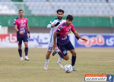 کوروش اژدهاکش مهاجم جدا شده پرسپولیس در تمرین نساجی مازندران حضور پیدا کرد