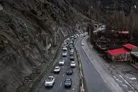  جاده چالوس امروز ۵ شهریور یک‌طرفه شد