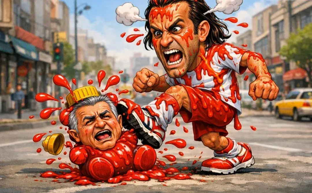  ببینید| سلطنت طلبان باز هم به جان هم افتادند!
