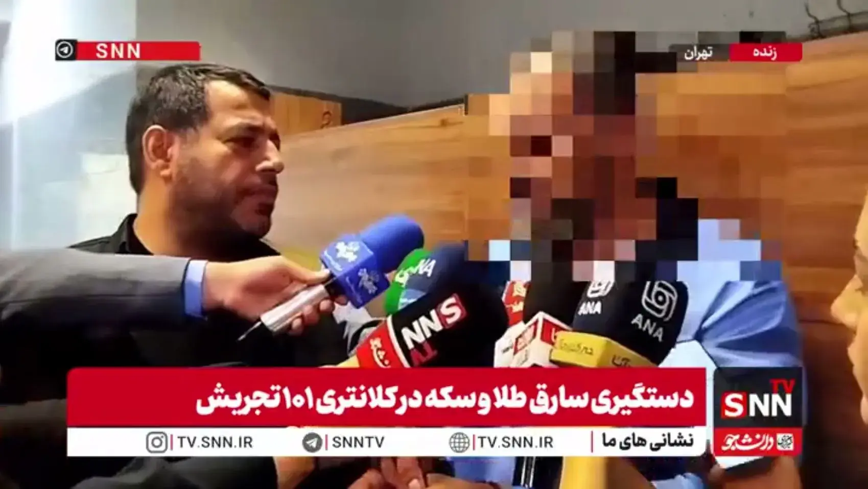 سارق: با ارائه فیش جعلی به طلافروشها، طلا را سرقت میکردم + فیلم