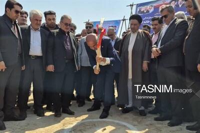 کلنگزنی طرح 138 واحدی خانه امید برای اقشار کمبرخوردار کهگیلویه - تسنیم
