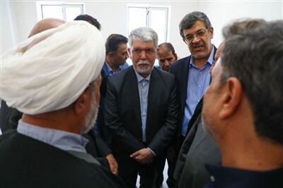 کلنگزنی پلاتوی 500 متری مجتمع فرهنگی آیتالله خاتمی در اردکان - تسنیم