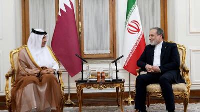 دیدار نخستوزیر قطر با عراقچی