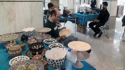 نمایش توانمندی هنرمندان صنایعدستی قم در نمایشگاه «ربیعالاول»