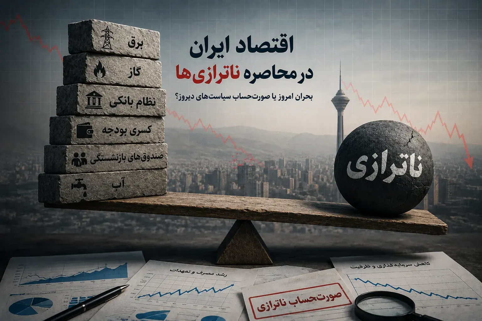 اقتصاد ایران در محاصره ناتراز یها