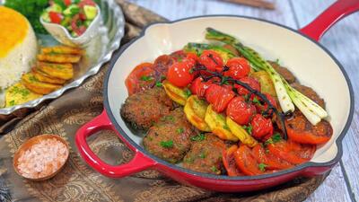 طرز تهیه کباب مشتی اصفهانی؛ تجربه طعم یک کباب سنتی و خوشمزه با عطر زعفران و ادویه