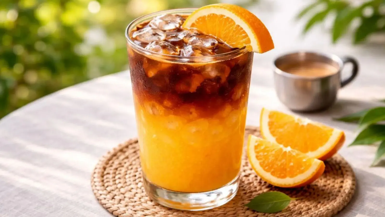 طرز تهیه آیس اسپرسو با آب پرتقال؛ نوشیدنی خنک و خاص برای روزهای گرم