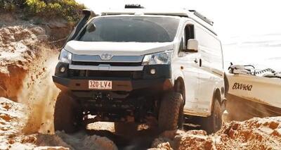 تبدیل تویوتا HiAce به کمپر ۴WD؛ رقیب لندکروزر در آفرود