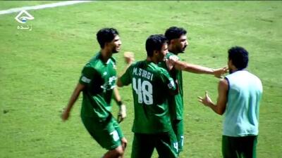 گل دوم شمس آذر قزوین به نساجی مازندران (دبل و گل تماشایی محمدی)