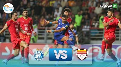  خلاصه بازی فولاد خوزستان 0-0 استقلال