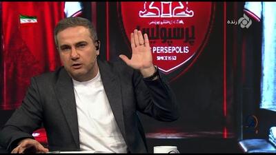 کنایه های مجری برنامه به حرکت منشوری بازیکن سپاهان