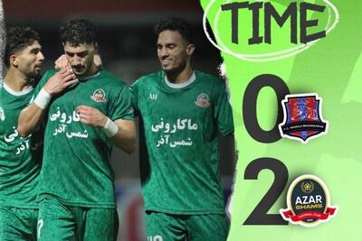  نساجی 0-2 شمس‌آذر قزوین؛ تیم شهر خسته به معنای واقعی!