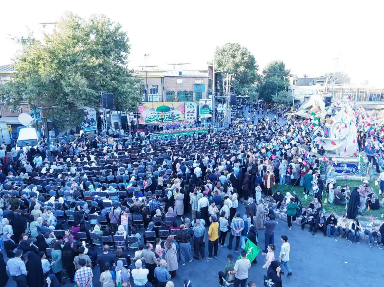 حماسه وحدت در قلب کردستان، سنندج غرق در شور مهمانی امت احمد(ص)