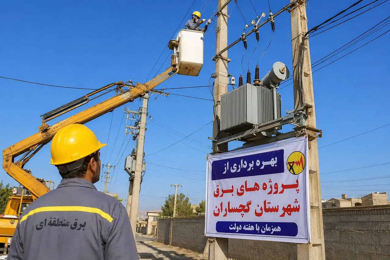 بهرهبرداری از پروژههای برق گچساران با اعتبار ۸۷ میلیارد ریال
