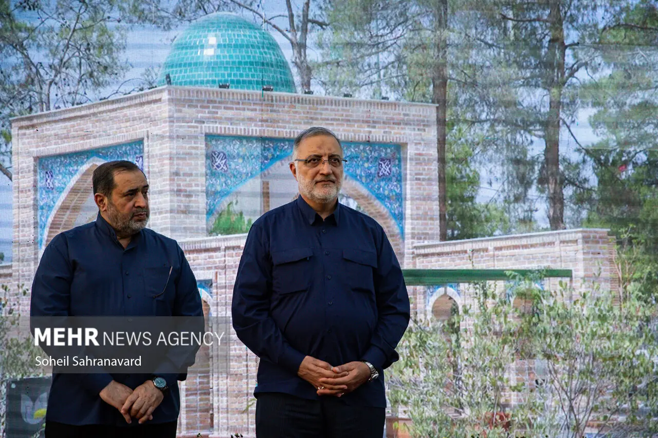  مراسم رونمایی از بنای یادبود شهید سیدعلی اندرزگو