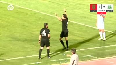 ویدیو: گل اول آلومینیوم به خیبر توسط شروین بزرگ - پارس فوتبال