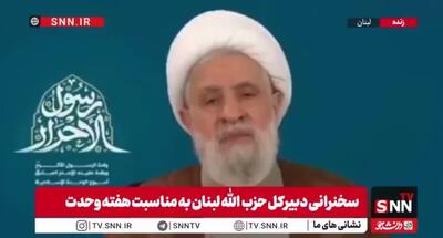شیخ نعیم قاسم: آمریکا و رژیم صهیونیستی با همه فشارها و جنایات موفق نشدند و نخواهند شد