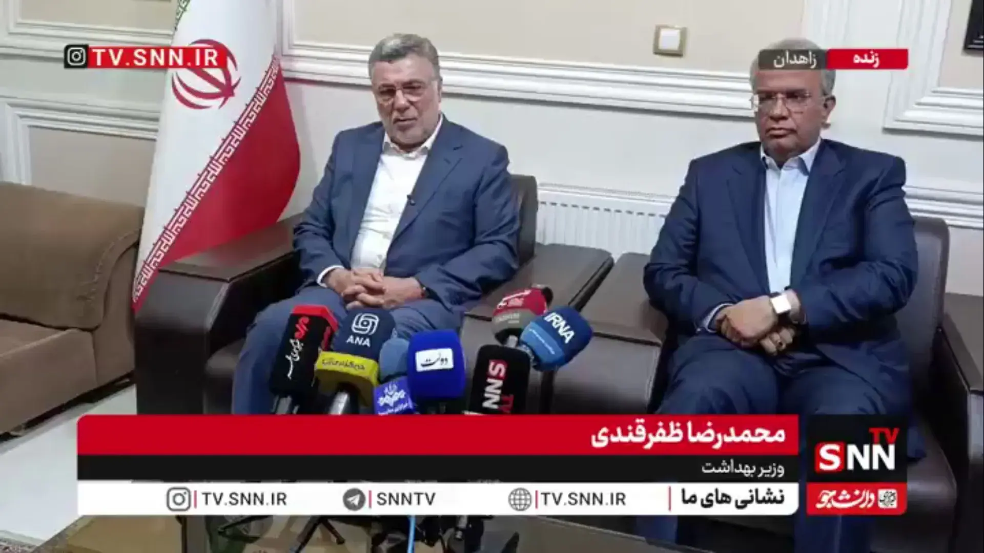  ظفرقندی: تعرفه های پرستاری را ۶۷ درصد افزایش دادیم