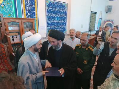 نخستین امام جمعه بخش هیر با حضور آیتالله عاملی معارفه شد