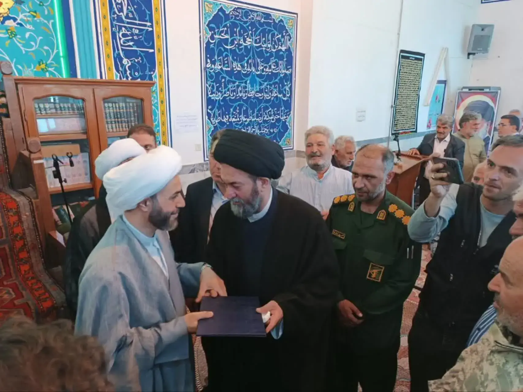 نخستین امام جمعه بخش هیر با حضور آیتالله عاملی معارفه شد