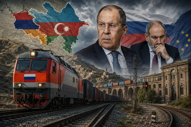 جنگ ریلی در قفقاز؛ خشم روسیه از چرخش ترانزیتی ارمنستان به سمت غرب - تسنیم