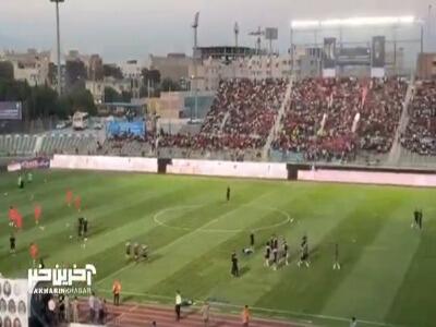  گرم کردن بازیکنان ملوان و پرسپولیس پیش از بازی | آخرین خبر