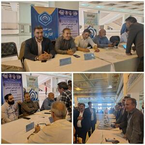  حضور مدیران و کارشناسان تأمین اجتماعی شرق تهران بزرگ در میز خدمت نماز جمعه