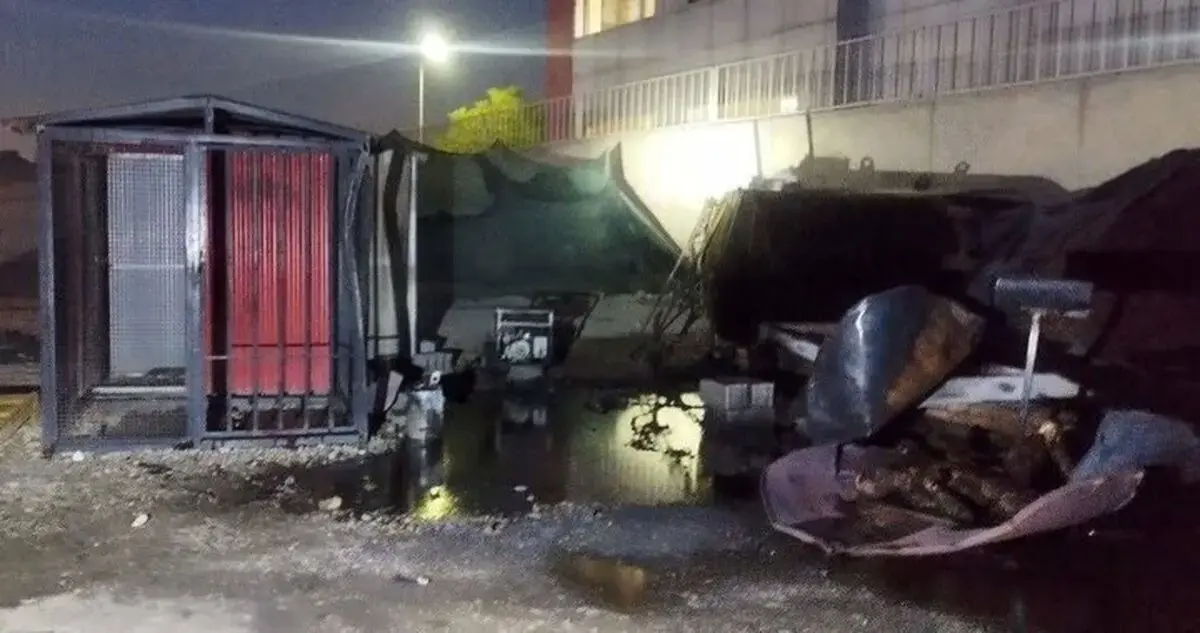  انفجار در یک کارگاه در بزرگراه آزادگان؛ یک کارگر جان باخت