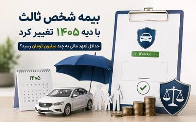  بیمه شخص ثالث با دیه ۱۴۰۵ تغییر کرد؛ حداقل تعهد مالی به چند میلیون تومان رسید؟