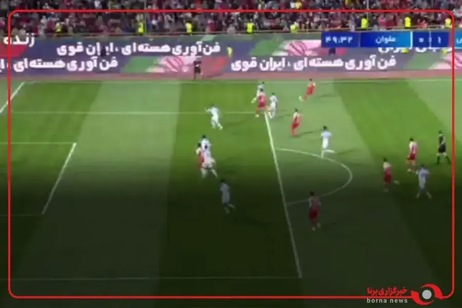  گل اول پرسپولیس به ملوان توسط سعداوی [گل به خودی]