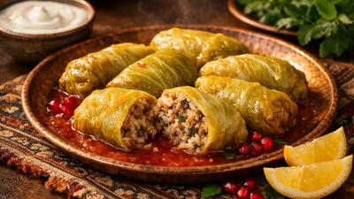 طرز تهیه دلمه کلم برگ؛ راز خوشمزگی یک دلمه مجلسی و خوش عطر