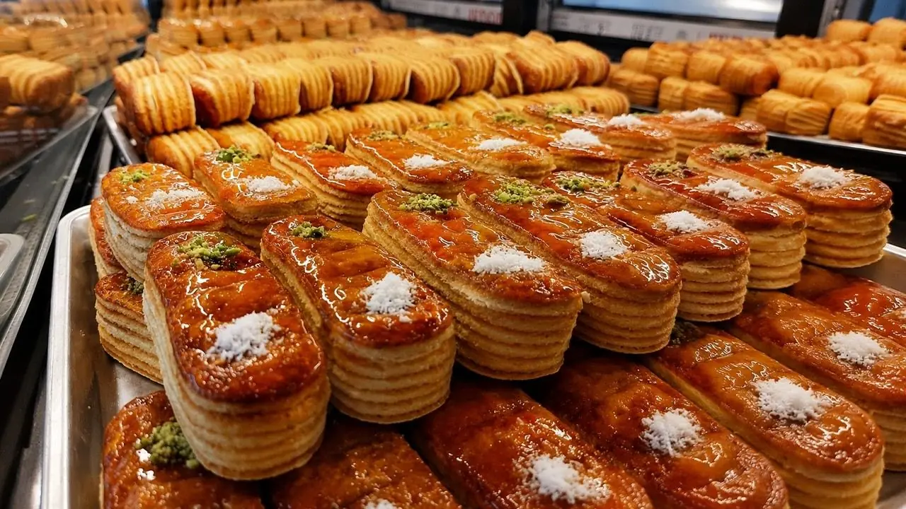  طرز تهیه شیرینی زبان بازاری و لایه ای با ترفند سریع در خانه