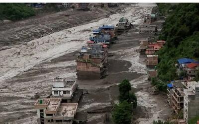  ببینید / تصاویری از سرمنشا سیل در نپال