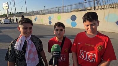  گفت و گو با هواداران نوجوان پرسپولیس قبل از بازی با ملوان