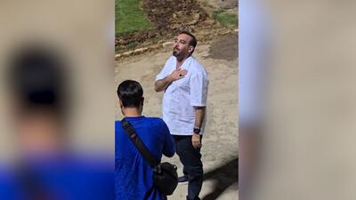  صحبت‌های  مسعود عبدی مالک خیبر با هواداران در پایان بازی با آلومینیوم
