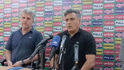 کنفرانس خبری خلیفه اصل سرمربی استقلال خوزستان پس از تساوی مقابل پیکان