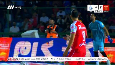  ضربه عجیب علی علیپور، فرصت گلزنی را از پرسپولیسی ها گرفت