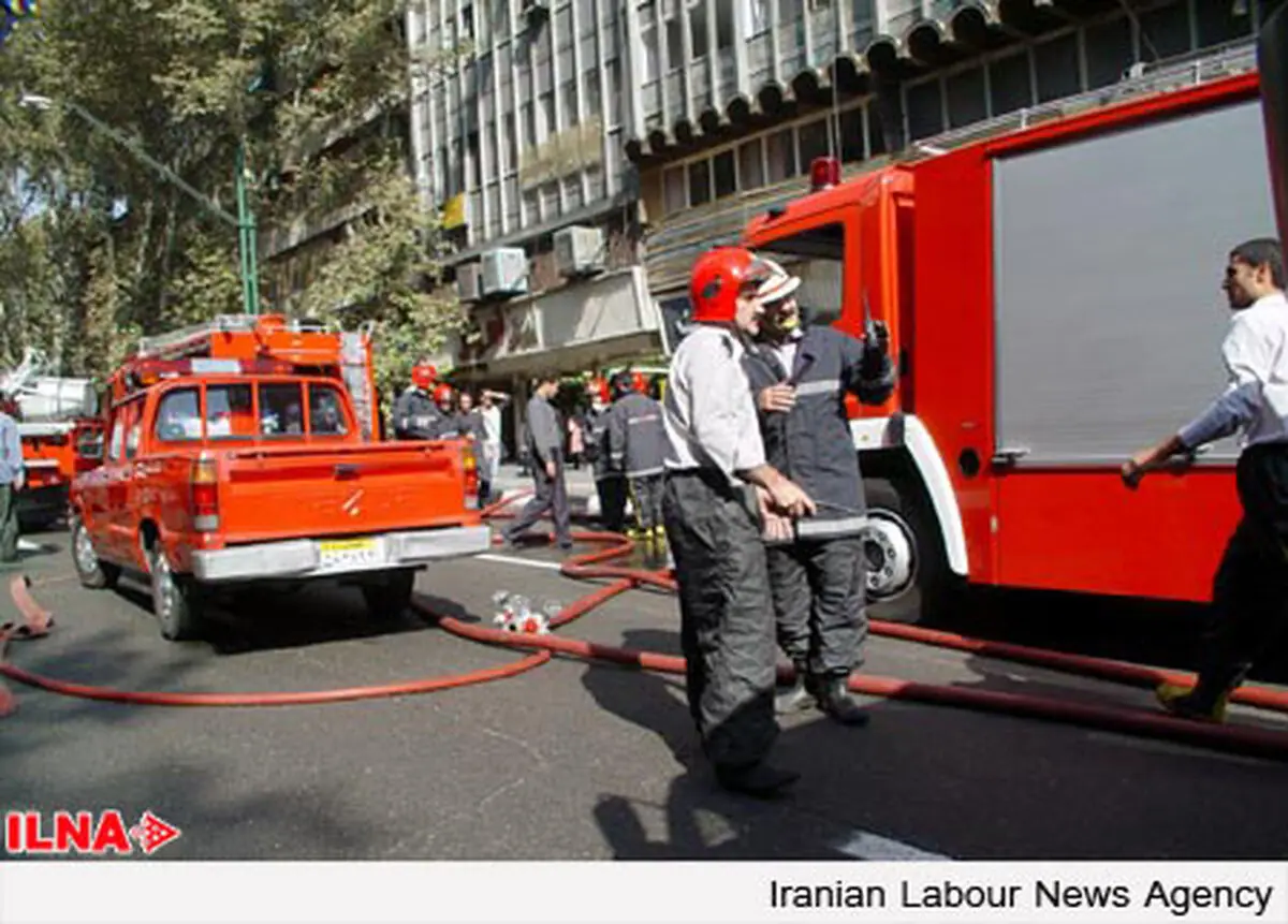  مهار نشت آمونیاک در کارخانه یخ اهواز