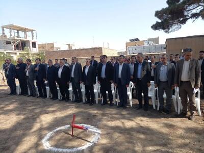ساخت مدرسه ۶ کلاسه خیرساز در ارداق کلنگزنی شد
