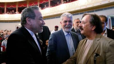  تصاویر/ حضور عراقچی در رویداد هنری «روایت رحمت»