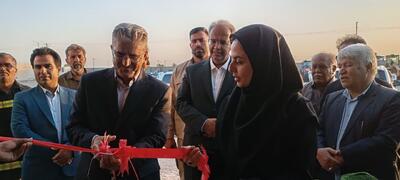 افتتاح واحد تولید محصولات بتنی و تیرچه فولادی در شهرک صنعتی محمدآباد هامون