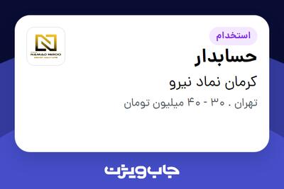  استخدام حسابدار - آقا در کرمان نماد نیرو