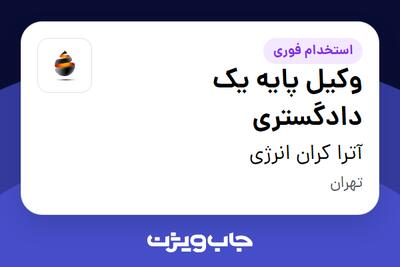  استخدام وکیل پایه یک دادگستری - آقا در آترا کران انرژی