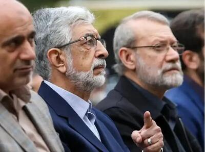 حدادعادل: حضور لاریجانی در روز ۹ و ۱۰ اسفند خیلی موثر بود/ از همان اولین ساعاتی که معلوم شد رهبری به شهادت رسیدند لاریجانی و یکی 2 نفر دیگر تدبیر کردند که بلافاصله شورای رهبری تشکیل شود