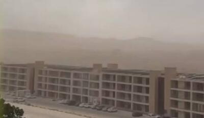  فیلم/ وقوع طوفان و گردوغبار در سلیمانیه عراق