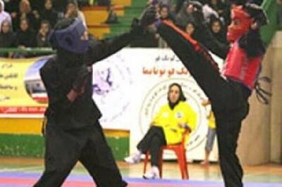  مسابقات کونگ‌فو قهرمانی بانوان هرمزگان برگزار شد