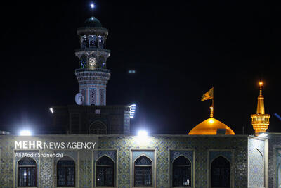  شب میلاد پیامبر اکرم (ص) در حرم مطهر رضوی