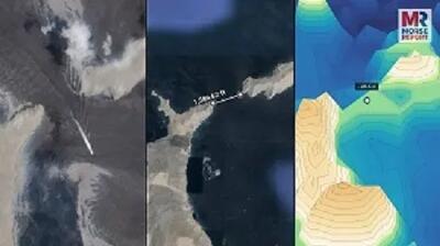 جزئیات مسیر جدیدی که آمریکا با لایروبی مخفیانه در تنگه هرمز باز کرد +عکس
